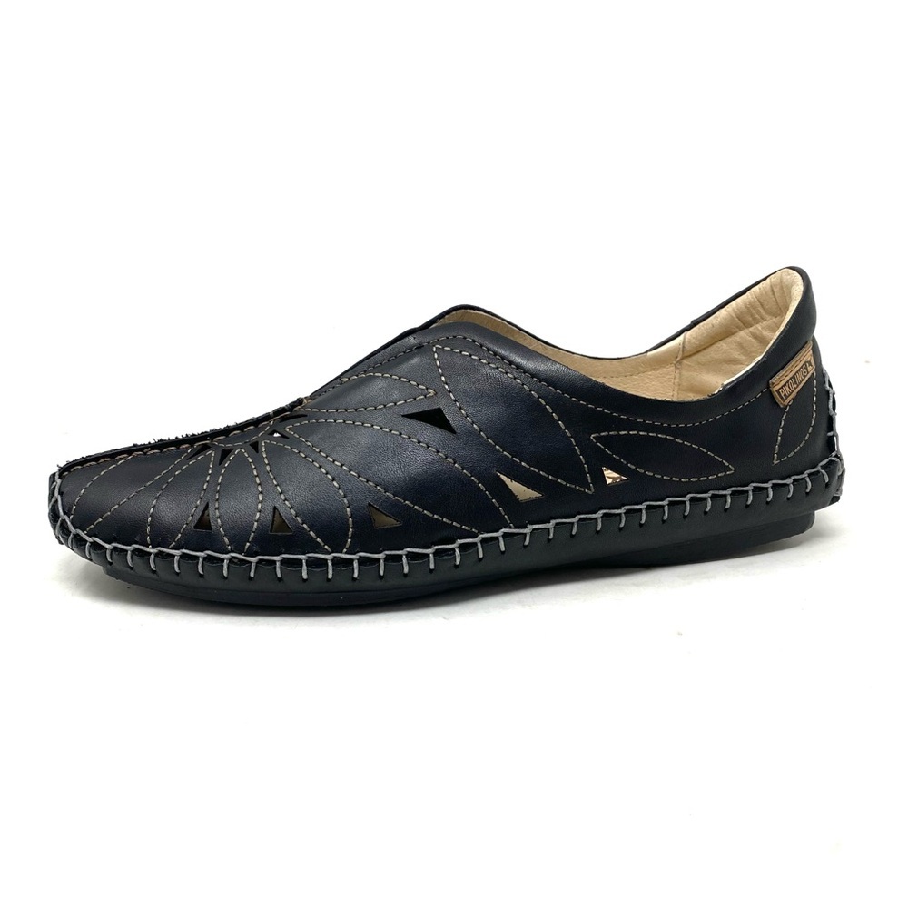 Pikolinos Jerez 578-7399 Black Leather Loafers Women’s 37 | New in Box